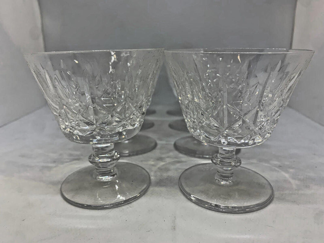 Set of 8 - Vintage Cross and Arrow Cocktail Glasses