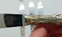 Load image into Gallery viewer, Pompadour By Birks Sterling Silver Regular Lunch Knife 8 3/4&quot; Set of 4
