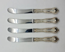 Load image into Gallery viewer, Pompadour By Birks Sterling Silver 6 3/4&quot; Butter Knife Set of 4
