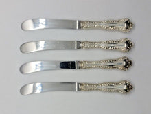 Load image into Gallery viewer, Pompadour By Birks Sterling Silver 6 3/4&quot; Butter Knife Set of 4
