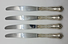 Load image into Gallery viewer, Pompadour By Birks Sterling Silver 9 1/2&quot; Dinner Knife Set of 4
