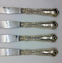 Load image into Gallery viewer, Pompadour By Birks Sterling Silver 9 1/2&quot; Dinner Knife Set of 4
