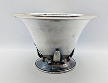 Load image into Gallery viewer, 1940s Carl Poul Petersen Sterling Silver Footed Bowl
