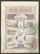 Load image into Gallery viewer, 1900 Polson Iron Works Toronto Canada Advertisement Page
