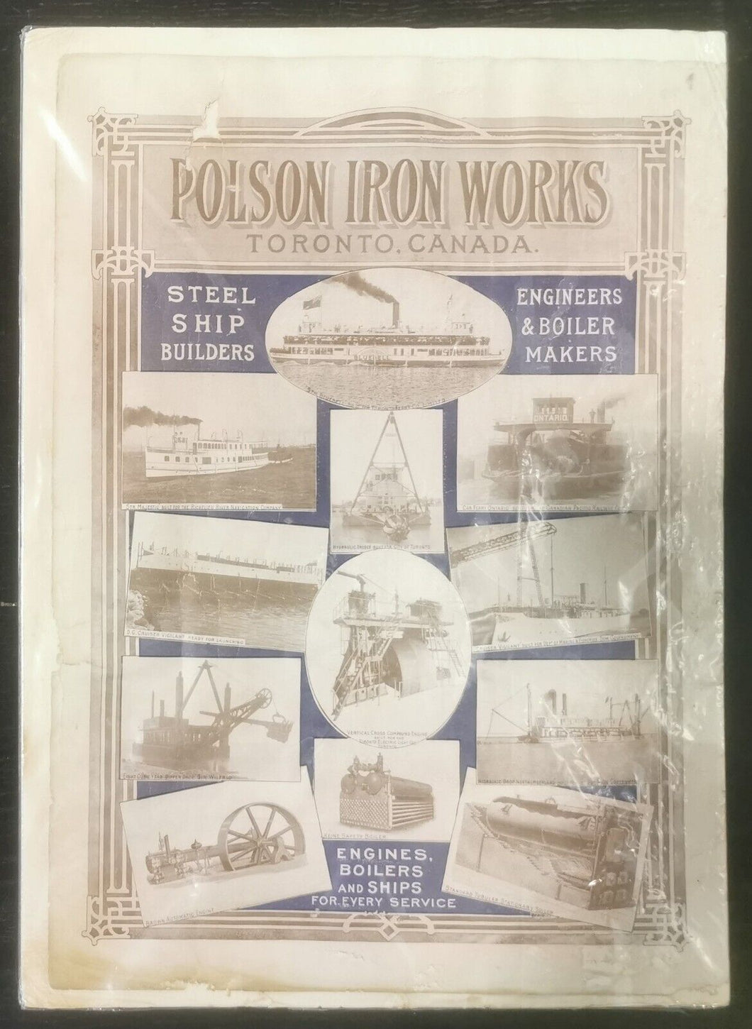 1900 Polson Iron Works Toronto Canada Advertisement Page