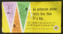 Load image into Gallery viewer, 1960&#39;s Bell Telephone Store Display Ad
