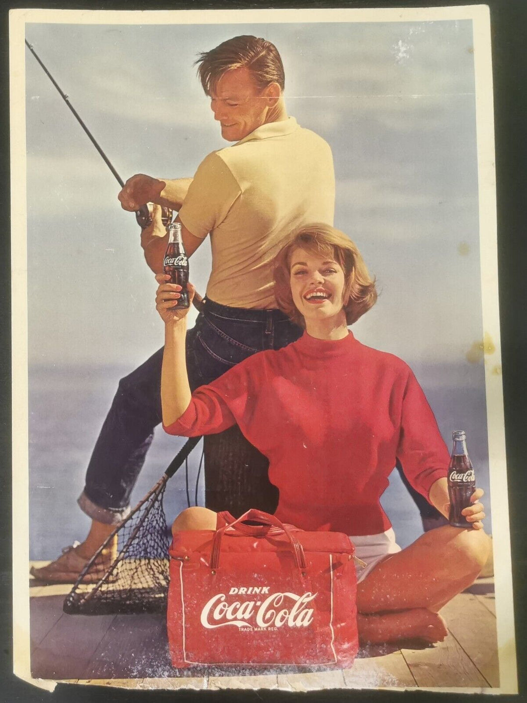 1970's Coke Store Display Ad Cardboard 16