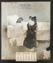 Load image into Gallery viewer, 1915 Toronto Nelson Yake Calendar - Girl And Dog Prayer

