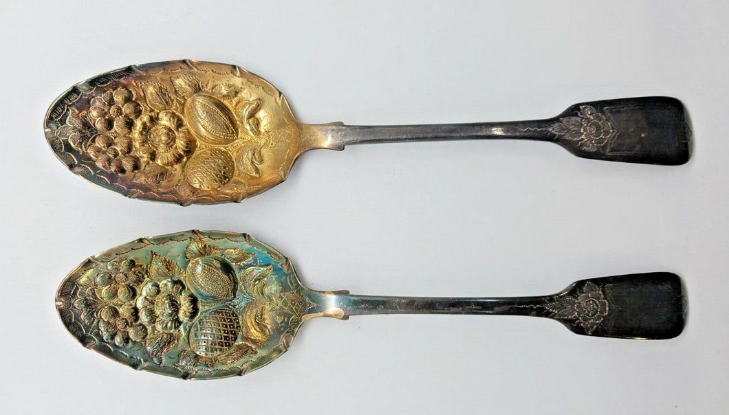 Samuel Whitford II Victorian 1982 Berry Servers Lot