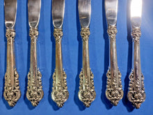 Load image into Gallery viewer, Wallace Grand Baroque Sterling Silver 9 3/4&quot; Dinner Knife Lot of 10
