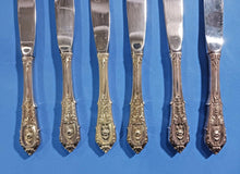 Load image into Gallery viewer, Wallace Rose Point Sterling Silver 9&quot; Knife Lot of 6

