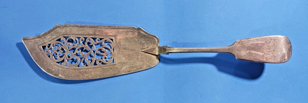 William Knight Sterling Silver 1845 Fish Server Marked WK