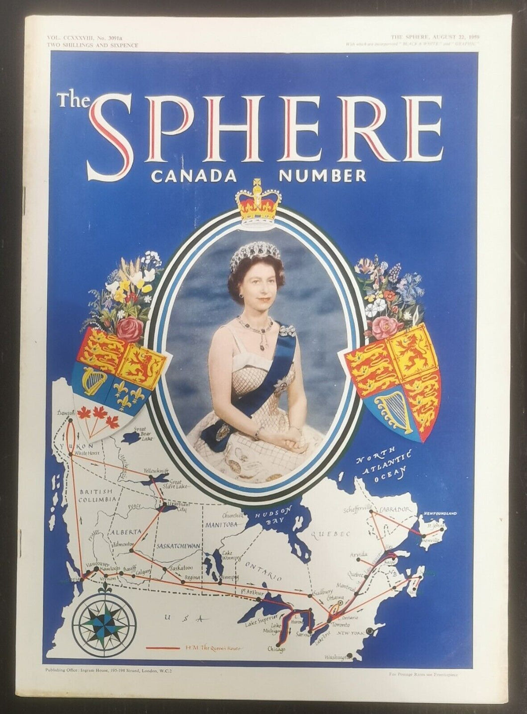 The Sphere Magazine Canadian Number Issued 1959 Aug 22