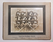 Load image into Gallery viewer, 1932-33 Toronto Canoe Club Midgets Hockey Team Cabinet Photo 14&quot; x 11&quot;
