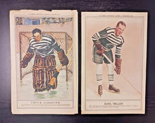 Load image into Gallery viewer, 1930 La Presse, Montreal, Samedi, Hockey Inserts Lot of 7
