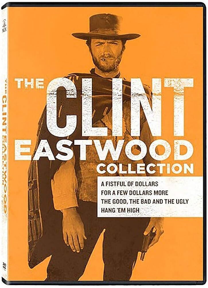 The Clint Eastwood Collection (DVD, 2014) 4-Disc Man with No Name Trio+ *SEALED*