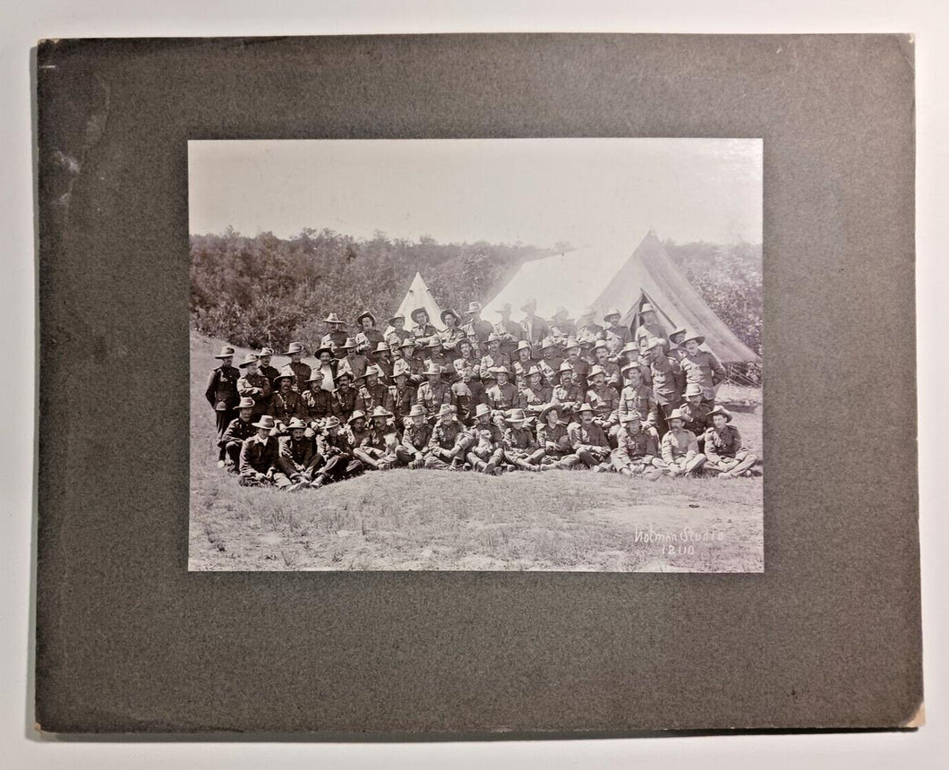 Large Notman Studios Spanish American War Group Cabinet Photo 14