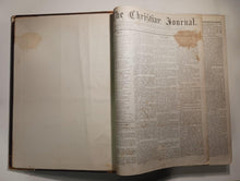 Load image into Gallery viewer, 1880 Christian Journal Methodist ex Library Hardcover 11 1/2" x 15 1/2" Book
