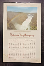 Load image into Gallery viewer, 1964 Hudson&#39;s Bay Company Calendar 15 3/4&quot; x 25&quot;
