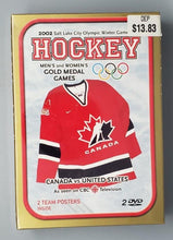 Load image into Gallery viewer, Hockey médaille d&#39;or 2002 Salt Lake City (DVD, 2002) SEALED
