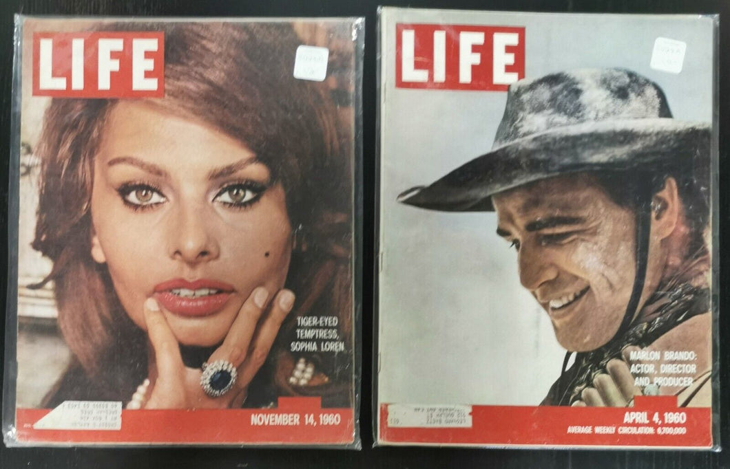 Life Magazines Lot Issued 1960 April 4, Nov 14