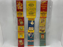 Load image into Gallery viewer, Sheet of Vintage - Canadian Matchbook Matchcovers *NO MATCHES*
