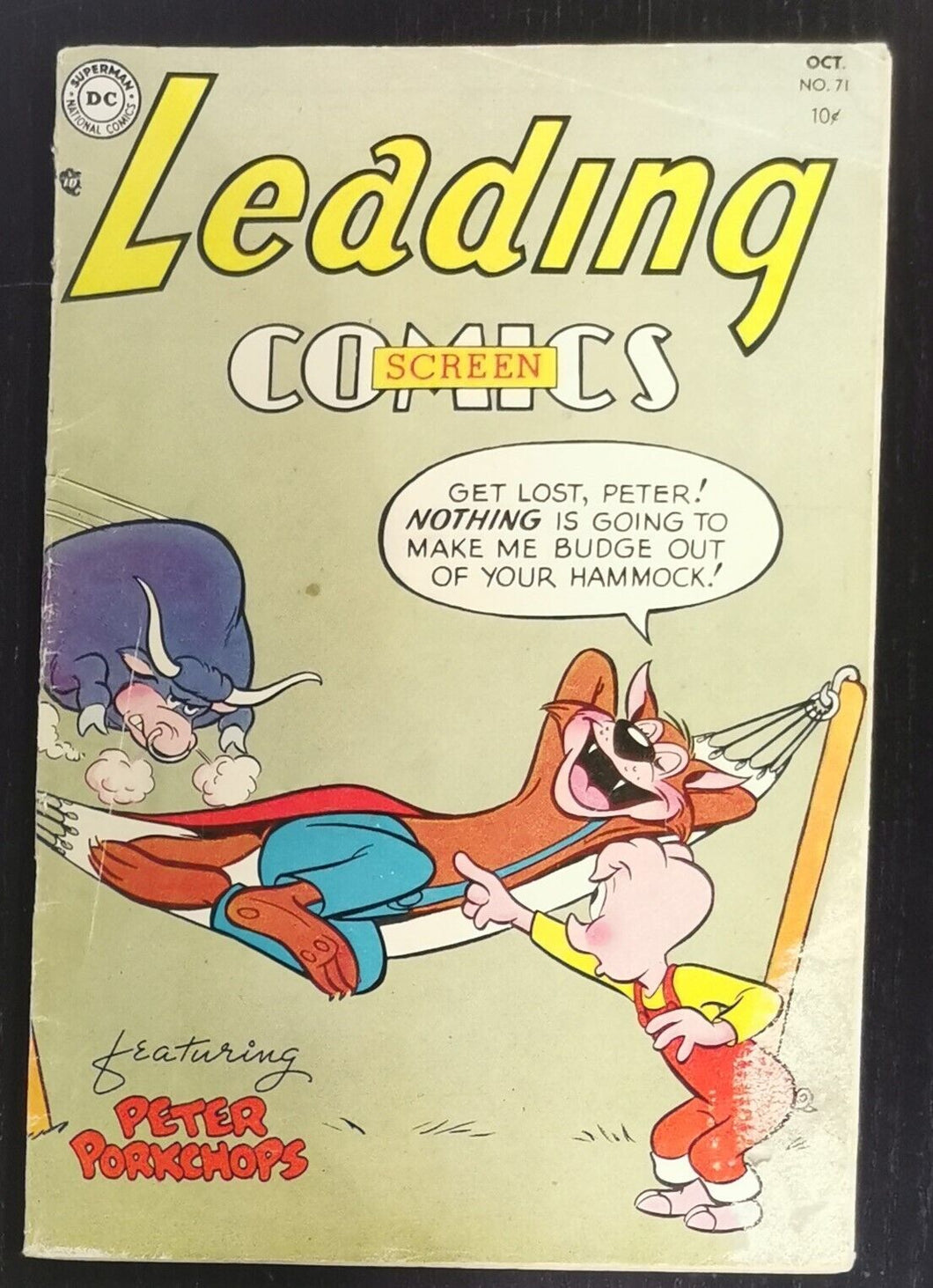 1954 Leading Screen Comics Vol.1 #71, National Comic, F 6.0