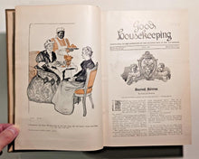 Load image into Gallery viewer, Good Housekeeping Vol. 43 July-Dec. 1906 Hardcover 7 1/2" x 10" Book
