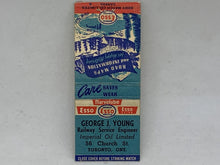 Load image into Gallery viewer, Vintage Imperial Esso Gas Station - Matchbook Matchcover *NO MATCHES*
