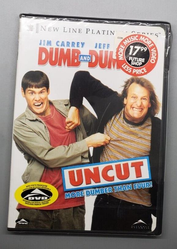 Dumb and Dumber - Uncut: More Dumber Than Ever! (DVD, 1994)