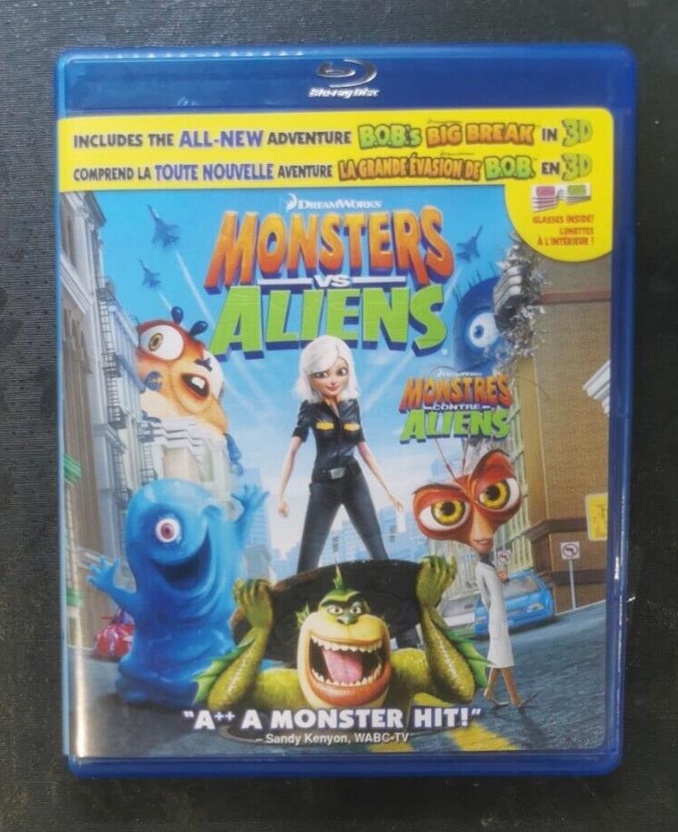 Monsters vs. Aliens (Blu-ray, 2018)