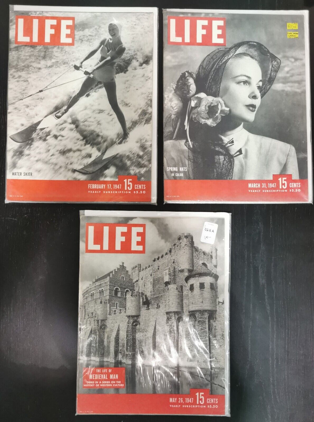 Life Magazines Lot Issued 1947 Feb 17, March 31, May 26
