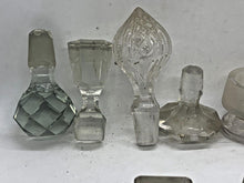 Load image into Gallery viewer, Vintage Glass Bottle Stoppers x 10 Lot 08
