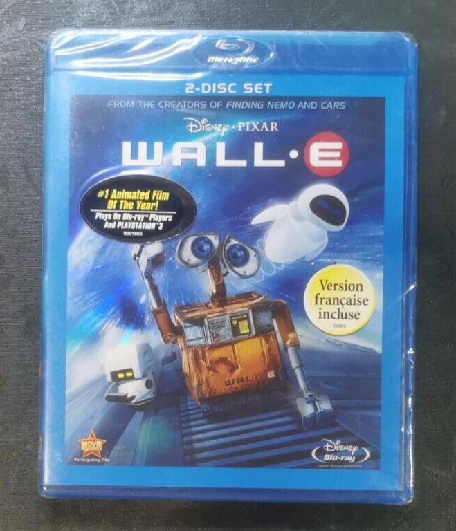 Wall-E (Blu-ray, 2008, 2-Disc, Widescreen) SEALED