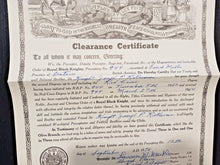 Load image into Gallery viewer, Grand Black Chapter British America Clearance Certificate 1978 No.944
