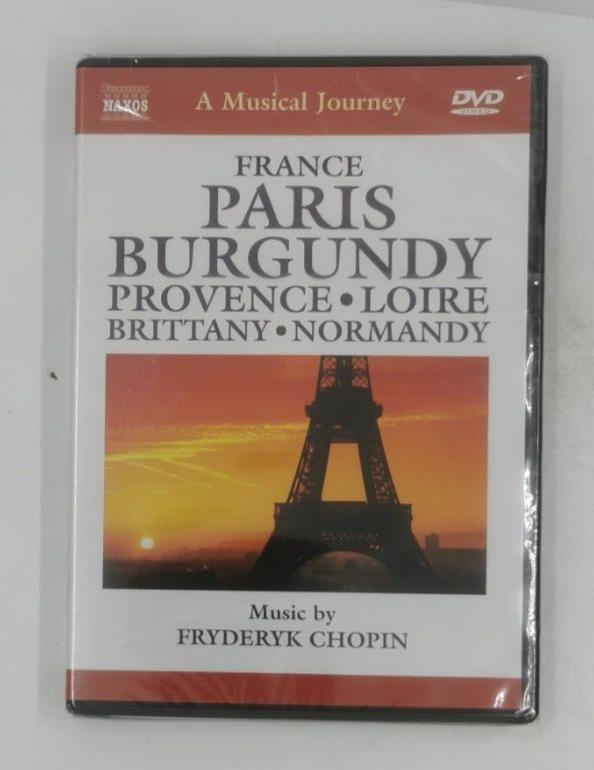 A Musical Journey: France Paris Burgundy Provence Loire (DVD, 2009) SEALED