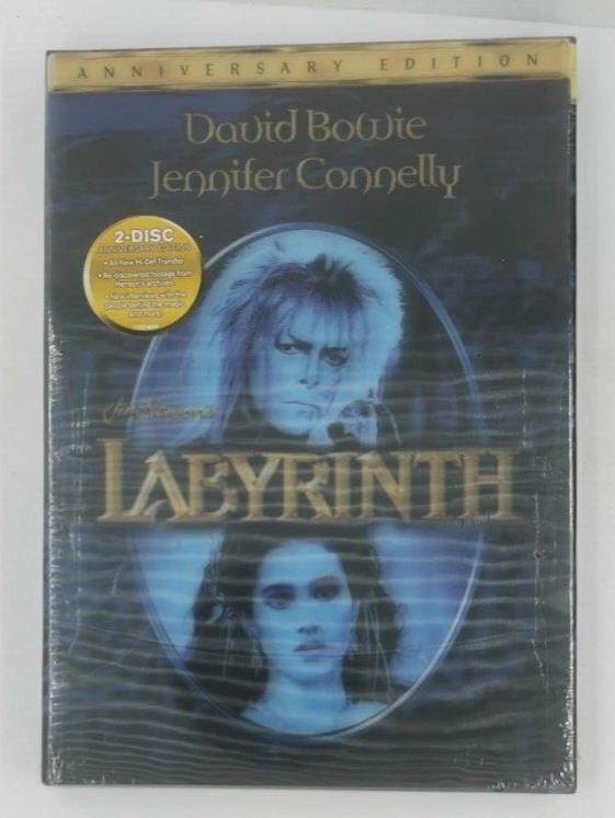 Labyrinth (Anniversary Edition) by Christopher Malcolm  (DVD, 1986) SEALED