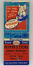 Load image into Gallery viewer, Vintage Imperial Oil - Matchbook Matchcover *NO MATCHES*
