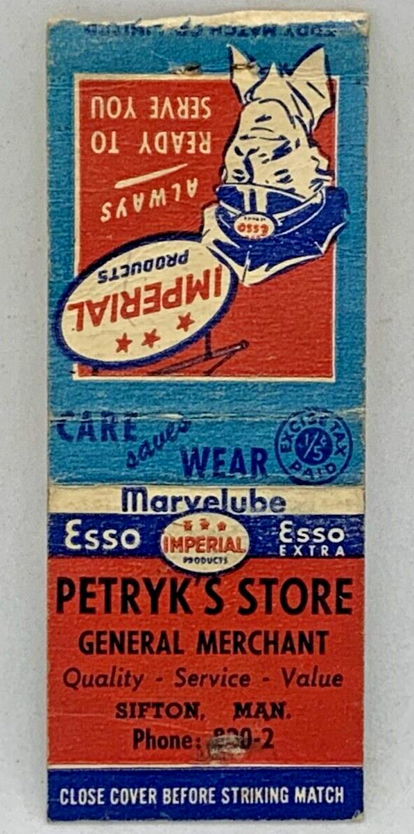 Vintage Imperial Oil - Matchbook Matchcover *NO MATCHES*