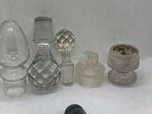 Load image into Gallery viewer, Vintage Glass Bottle Stoppers x 10 Lot 07
