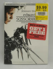 Load image into Gallery viewer, Edward Scissorhands (DVD, 2005, Widescreen Anniversary Edition) SEALED

