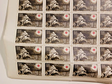 Load image into Gallery viewer, 1941 Romania Red Cross 10x10 Stamp Sheet (Miss 5) Inter Arma Caritas Posta 20+80

