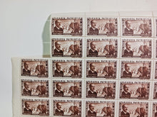 Load image into Gallery viewer, Romania 1945 Apararea Patriotica (TIP A) 10x10 Stamp Sheet (Miss 8) 16+184 LEI
