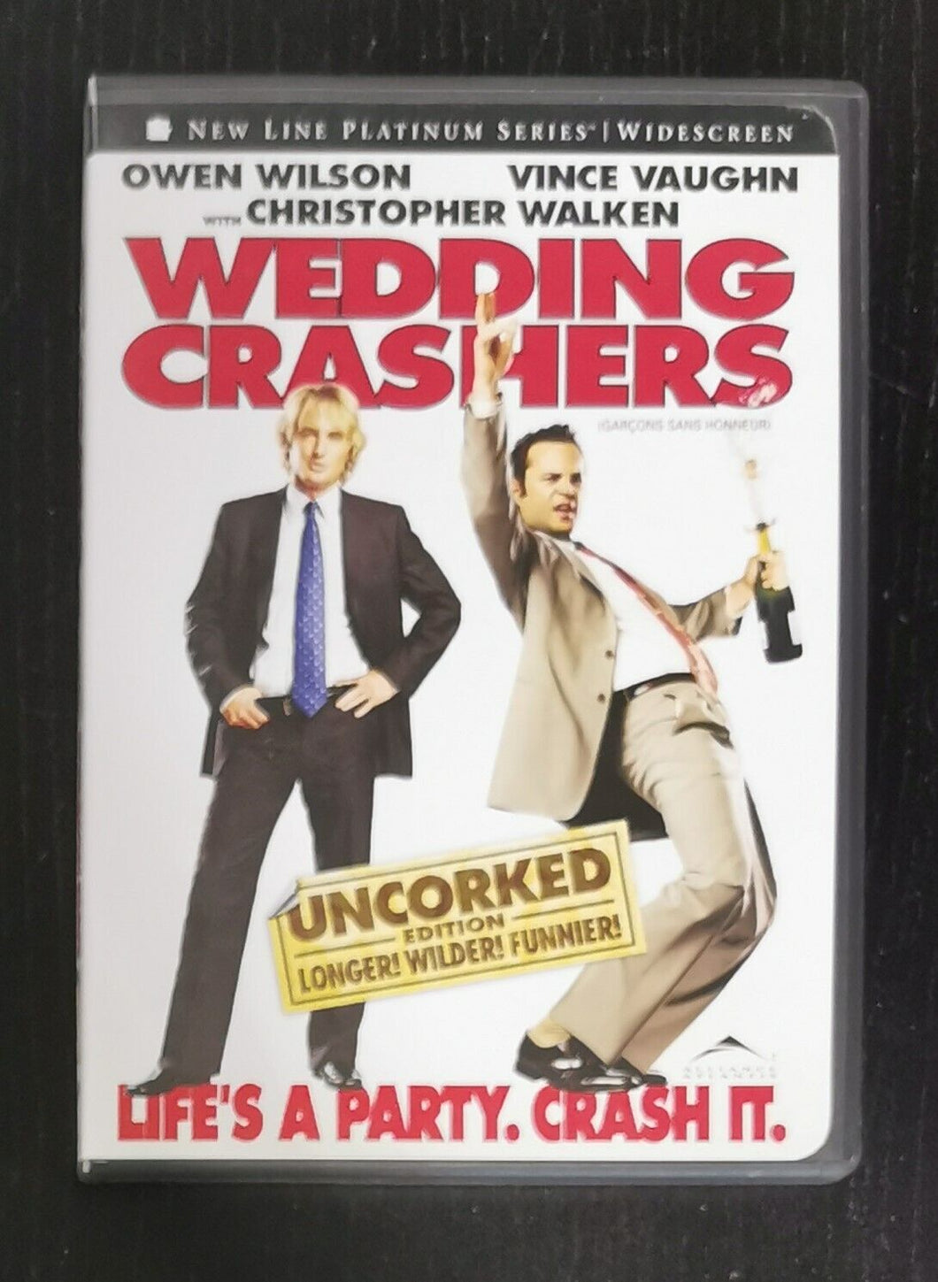 Wedding Crashers - Owen Wilson, Vince Vaughn (DVD, 1999, Uncorked Edition)