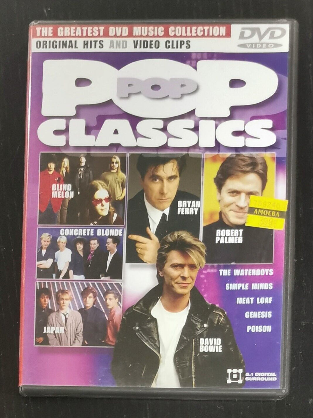 Pop Classics (Original Hits And Video Clips) - Various (DVD, 2002)