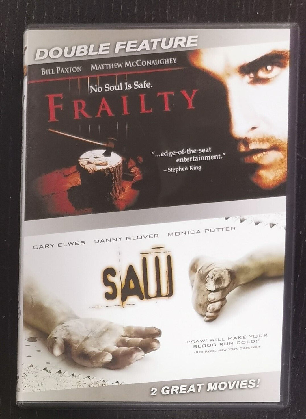 Frailty + Saw - Bill Parton, Cary Elwes (DVD)
