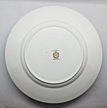 Load image into Gallery viewer, Minton Bone China Blue with Gold Leaves Trim Pattern 10 3/4&quot; Dinner Plate
