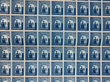 Load image into Gallery viewer, Vintage 10x10 Sheet - Blue 1941 Gheorghe Duca, Romanian Stamps (24 Lei) (F)
