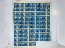 Load image into Gallery viewer, Vintage - Blue 1941 Gheorghe Duca, Romanian Stamps (24 Lei) *4 STAMPS MISSING*

