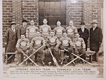 Load image into Gallery viewer, 1929-30 Canada&#39;s Hockey Team Champion CCM 8&quot;x10&quot; Photo Formally CCM Team
